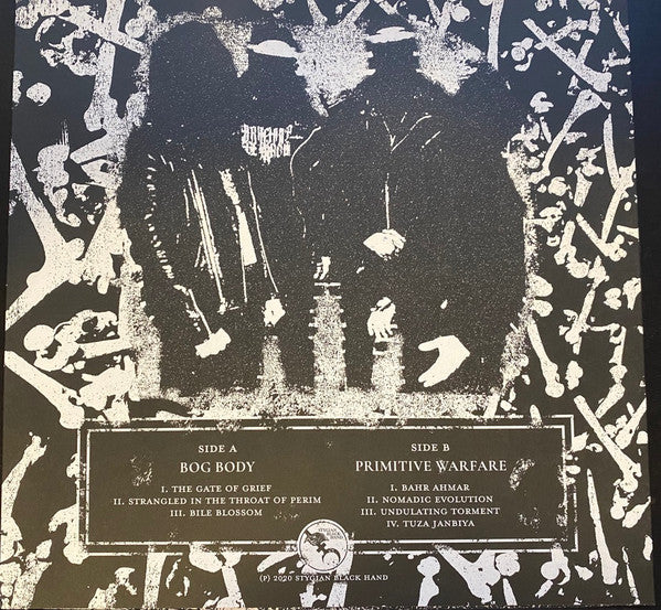 Bog Body / Primitive Warfare - The Gate Of Grief / Undulating Torment - New LP Record 2020 Stygian Black Hand USA Black Vinyl & Insert - Black Metal / Death Metal - Shuga Records
