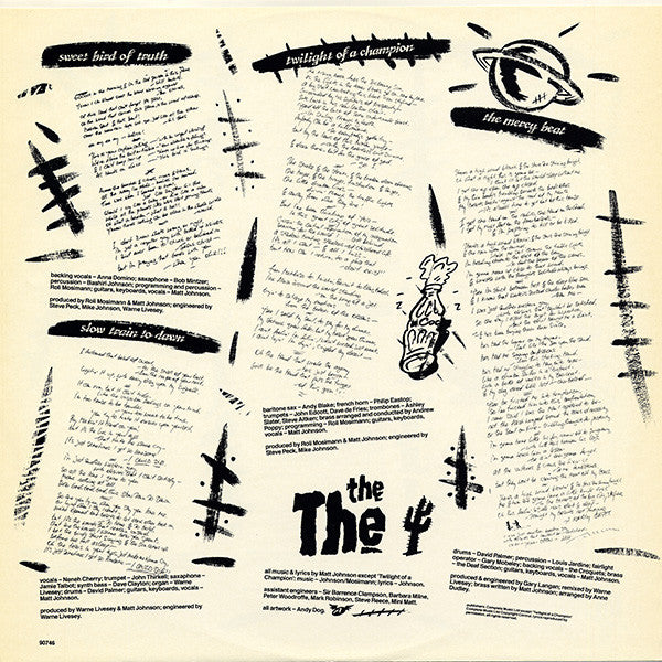The The - Infected - Mint- Lp Record 1986 Epic Some Bizzare Canada Vinyl - Alternative Rock / New Wave - Shuga Records