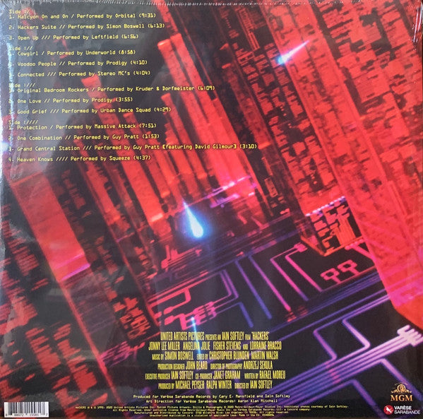 Various - Hackers (Original Motion Picture)(1996) - New 2 LP Record Store Day 2020 Varese Sarabande RSD Vinyl - Soundtrack - Shuga Records