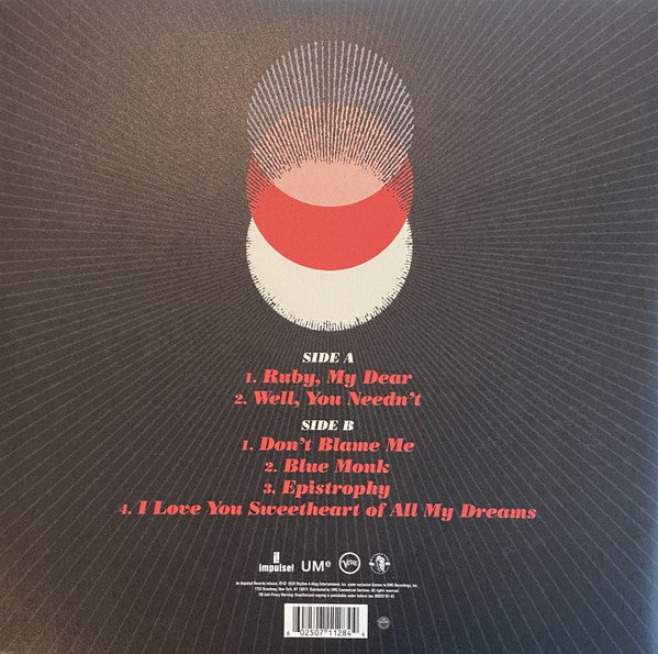 Thelonious Monk - Palo Alto (1968) - New LP Record 2020 Impulse! Vinyl, Booklet, Concert Program & Poster - Jazz / Hard Bop - Shuga Records