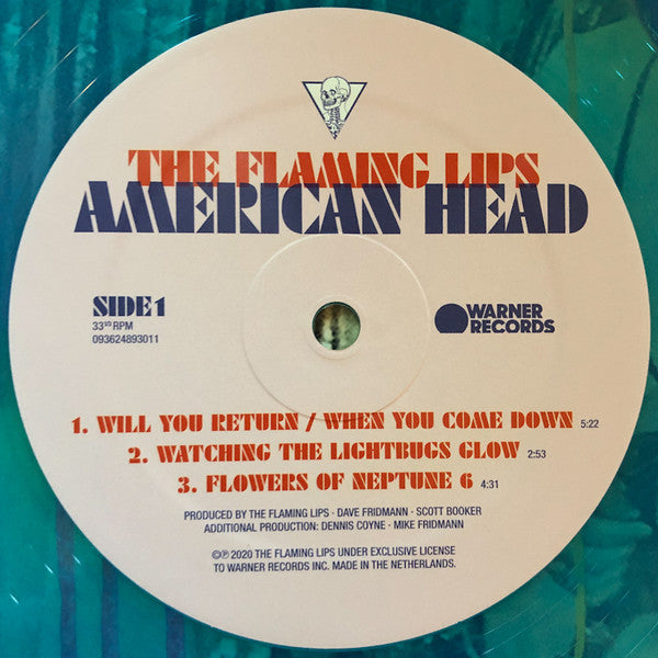 The Flaming Lips - American Head - Mint- 2 LP Record 2020 Warner Teal & Pink Vinyl - Alternative Rock /  Psychedelic Rock