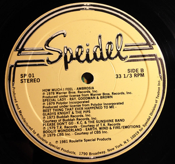 Various - Let Your Feelings Show! - VG+ LP Record 1981 Speidel USA Vinyl Compilation - Pop Rock / Classic Rock / Soul / Disco / Funk - Shuga Records