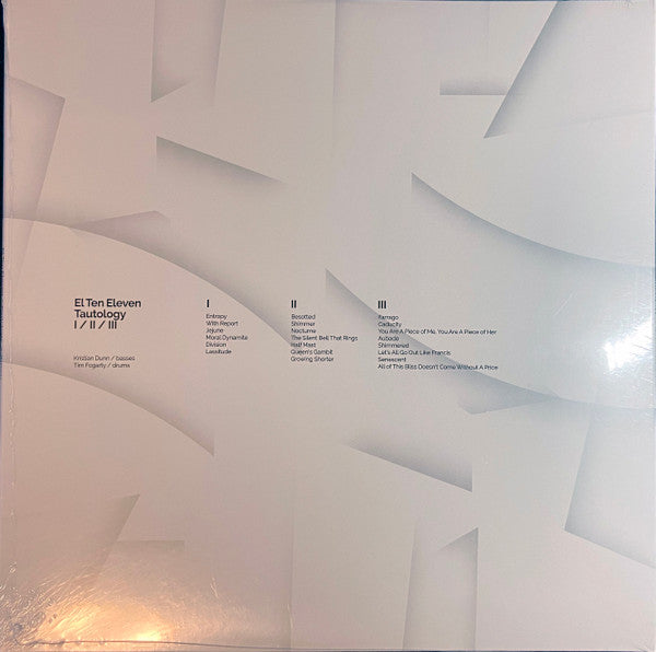 El Ten Eleven – Tautology - Mint- 3 LP Record 2020 Joyful Noise VIP-Edition Blue, Green, Red Vinyl - Post Rock / Experimental - Shuga Records