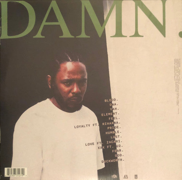 Kendrick Lamar - Damn. (2017) - New 2 LP Record 2020 Top Dawg Target Exclusive Forest Green 180 gram Vinyl - Hip Hop - Shuga Records