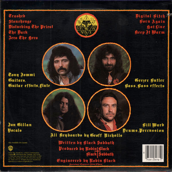 Black Sabbath - Born Again - Mint- LP Record 1983 Warner USA Original Vinyl & Matching Inner Sleeve - Heavy Metal / Hard Rock - Shuga Records