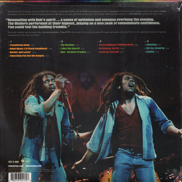 Bob Marley & The Wailers - Live At The Rainbow, 4th June 1977 - Mint- 2 LP Record 2020 Tuff Gong Island USA Vinyl - Reggae / Roots Reggae - Shuga Records
