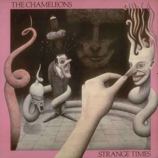The Chameleons - Strange Times - VG+ LP Record 1986 Geffen Germany Vinyl, Pink Frame & LC 7266 - New Wave / Indie Rock / Ethereal - Shuga Records