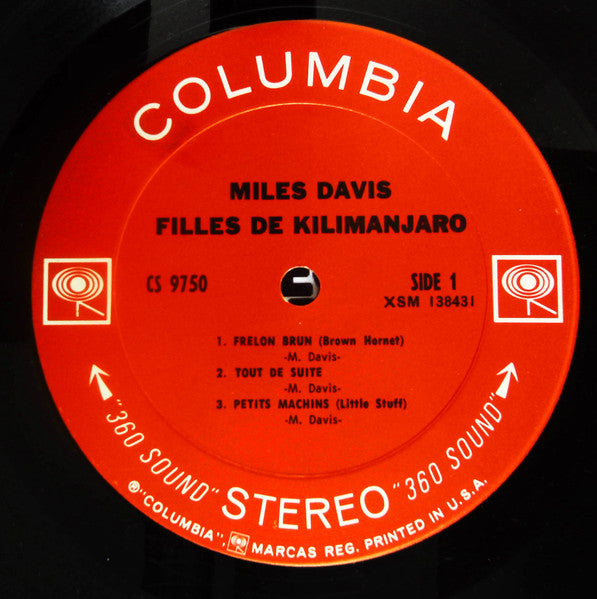 Miles Davis - Filles De Kilimanjaro - VG+ (VG cover) LP Record 1969 Columbia USA Original Vinyl (360 label) - Jazz / Fusion / Bop - Shuga Records