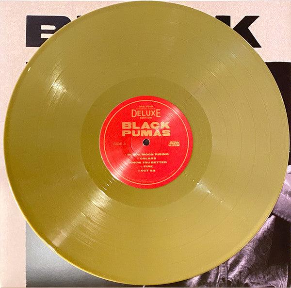 Black Pumas - Black Pumas Deluxe Edition - Mint- 2 LP Record 2020 ATO Gold & Black/Red Vinyl, 7" & Download - Soul / Psychedelic - Shuga Records