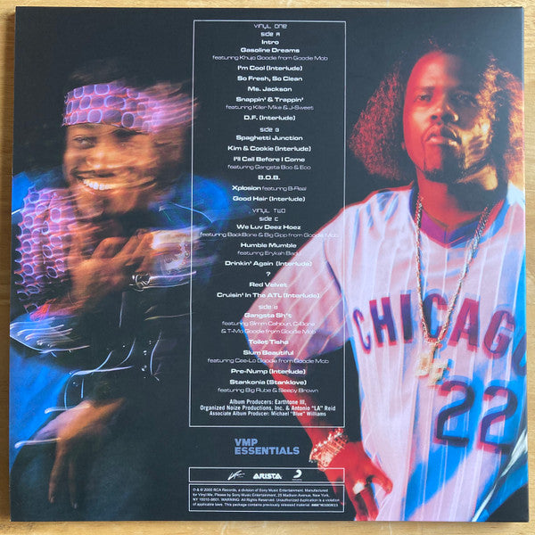Outkast - Stankonia (2000) - Mint- 2 LP Record 2020 Vinyl Me, Please Arista LaFace Black & White Galaxy Vinyl - Hip Hop - Shuga Records