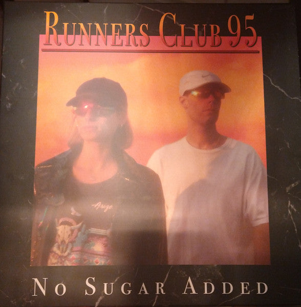 Runners Club 95 - No Sugar Added - Mint- LP Record 2020 My Pet Flamingo Clear w/ Baby Pink Splatter - Electronic / Vaporwave / Future Jazz - Shuga Records