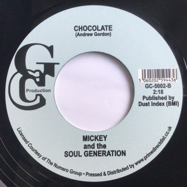 Mickey And The Soul Generation - Iron Leg (1969) - New 7" Single Record Store Day UK rime Direct GCP Vinyl - Funk - Shuga Records