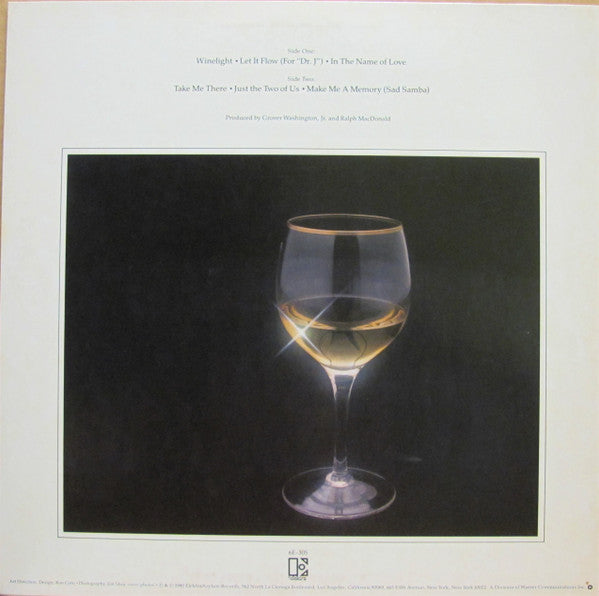 Grover Washington Jr. - Winelight - Mint- LP Record 1980 Elektra Original USA Vinyl - Smooth Jazz / Jazz-Funk - Shuga Records