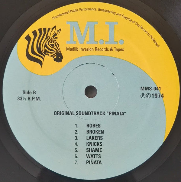 Freddie Gibbs & Madlib - Piñata: The 1974 Version - Mint- LP Record Store Day 2020 Madlib Medicine Show RSD Vinyl - Hip Hop - Shuga Records
