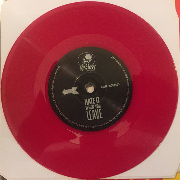 Keith Richards - Hate It When You Leave / Key To The Highway - New 7" Single Record Store Day 2020 BMG USA RSD Red Vinyl - Pop Rock - Shuga Records