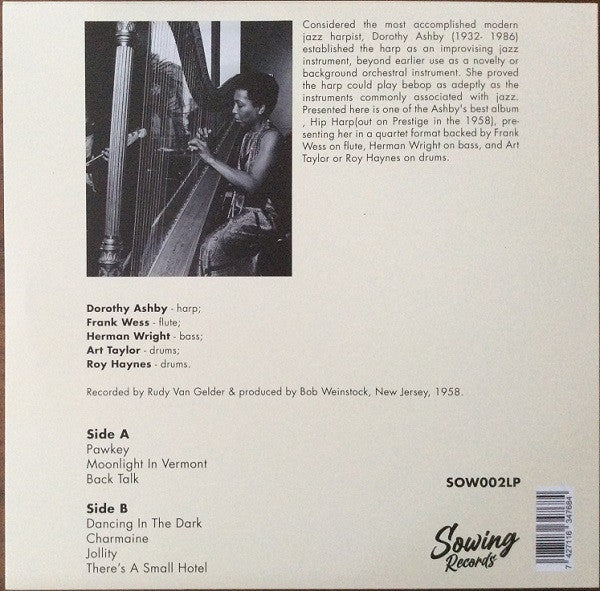 Dorothy Ashby With Frank Wess - Hip Harp (1958) - New LP Record