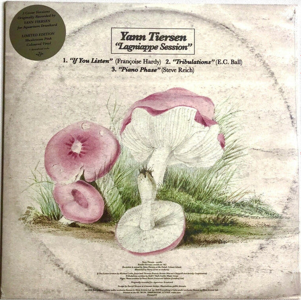 Yann Tiersen - Lagniappe Sessions - Mint- EP Record Store Day 2020 Mute RSD Pink Mushroom Colored Vinyl & Download - Classical - Shuga Records