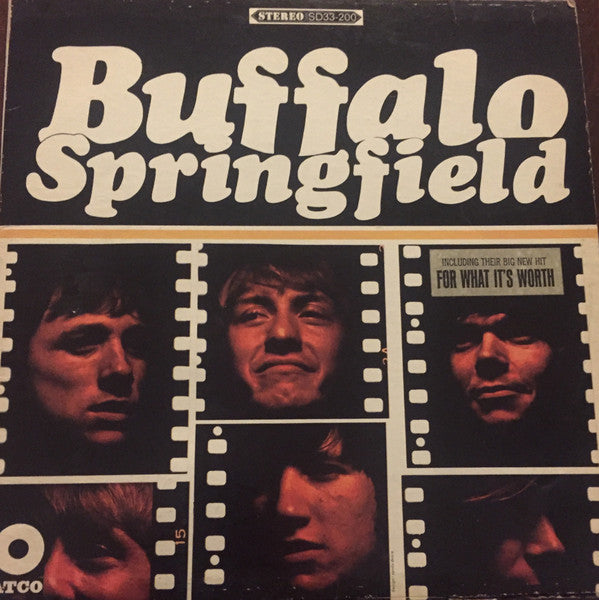 Buffalo Springfield - Buffalo Springfield (1966) - VG (VG- Cover) LP Record 1967 ATCO USA Vinyl Early Repress Purple/Brown Labels - Psychedelic Rock / Folk Rock - Shuga Records