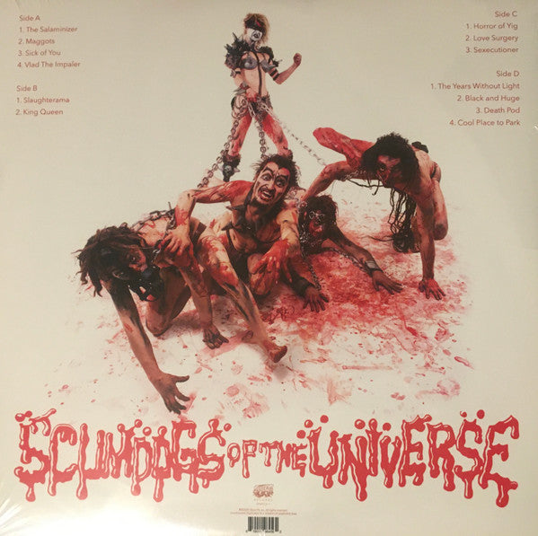 GWAR - Scumdogs of the Universe (1990) - New 2 LP Record 2020 Slave Pit USA Red Transparent w/ Black Smoke Vinyl - Heavy Metal - Shuga Records