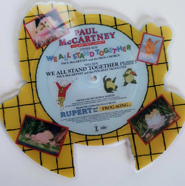 Paul McCartney And The Frog Chorus - We All Stand Together (1984) - New 7" Single Record 2020 Capitol MPL Shaped Picture Disc Vinyl - Pop Rock / Theme / Novelty - Shuga Records