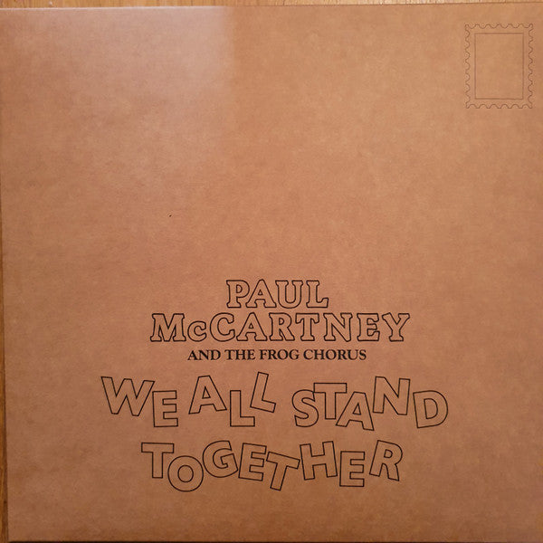 Paul McCartney And The Frog Chorus - We All Stand Together (1984) - New 7" Single Record 2020 Capitol MPL Shaped Picture Disc Vinyl - Pop Rock / Theme / Novelty - Shuga Records