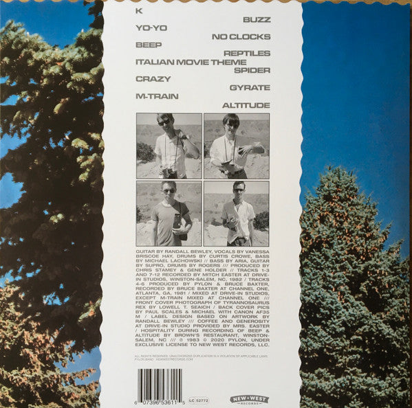 Pylon - Chomp (1983) - New LP Record 2020 New West Opaque Red Vinyl - New Wave / Post-Punk - Shuga Records