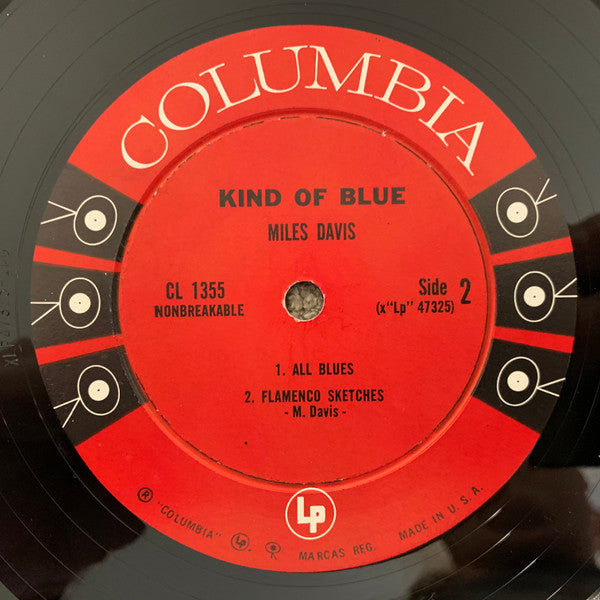 Miles Davis – Kind Of Blue - VG LP Record 1959 Columbia USA 6 eye Mono Vinyl - Jazz / Bop / Modal - Shuga Records
