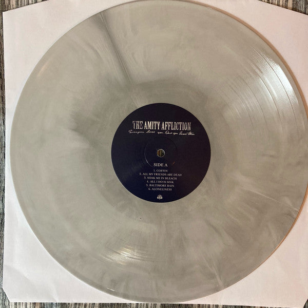 The Amity Affliction - Everyone Loves You... Once You Leave Them - Mint- LP Record 2020 Pure Noise Tour Exclusive Grey & White Galaxy Vinyl & Download - Rock / Post-Hardcore / Metalcore - Shuga Records