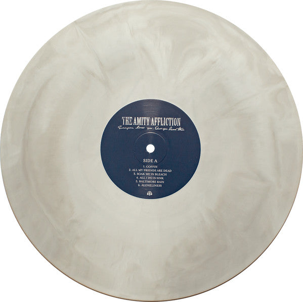 The Amity Affliction - Everyone Loves You... Once You Leave Them - Mint- LP Record 2020 Pure Noise Tour Exclusive Grey & White Galaxy Vinyl & Download - Rock / Post-Hardcore / Metalcore - Shuga Records