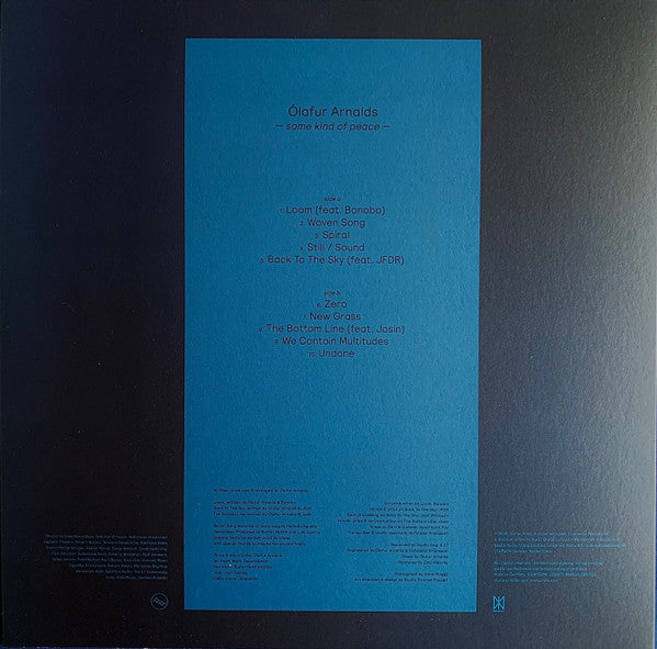 Ólafur Arnalds – Some Kind Of Peace - New LP Record 2020 Mercury KX UK Clear Vinyl - Electronic / Ambient / Classical - Shuga Records