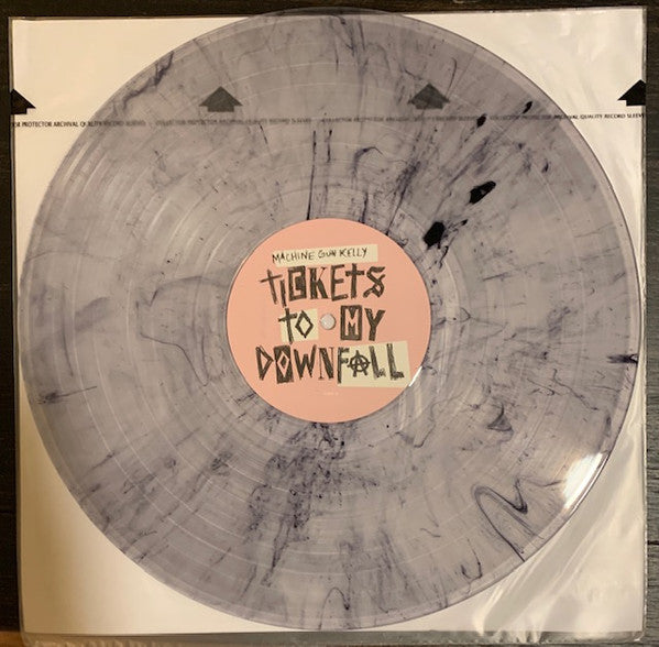 Machine Gun Kelly - Tickets To My Downfall - VG+ LP Record 2020 Interscope Bad Boy Urban Outfitters Exclusive Black Smoke Marble Vinyl - Hip Hop / Pop Punk - Shuga Records