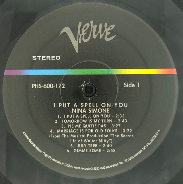 I Put A Spell On You (1965) - Mint- LP Record 2020 Philips Verve 180 gram Vinyl - Soul-Jazz / Cool Jazz - Shuga Records