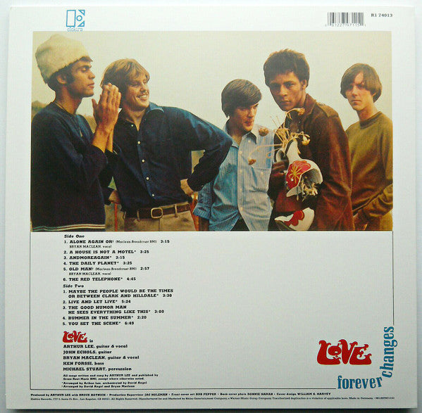 Love - Forever Changes (1967) - Mint- (VG+ cover) LP Record 2012 Elektra 180 gram Vinyl - Psychedelic Rock / Folk Rock - Shuga Records