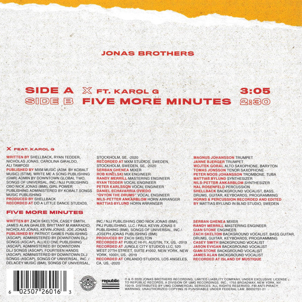Jonas Brothers - XV - New 7