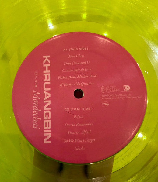 Khruangbin - Mordechai - Mint- LP Record 2020 Dead Oceans Shuga Records Exclusive Radioactive Yellow PROMO Vinyl & Numbered - Funk / Psychedelic / Disco