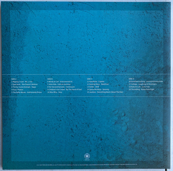 Various - Southeast of Saturn - New 2 LP Record 2020 Third Man USA Deep Space & Aqua Vinyl & Promo Poster - Shoegaze / Dream Pop / Space Rock - Shuga Records