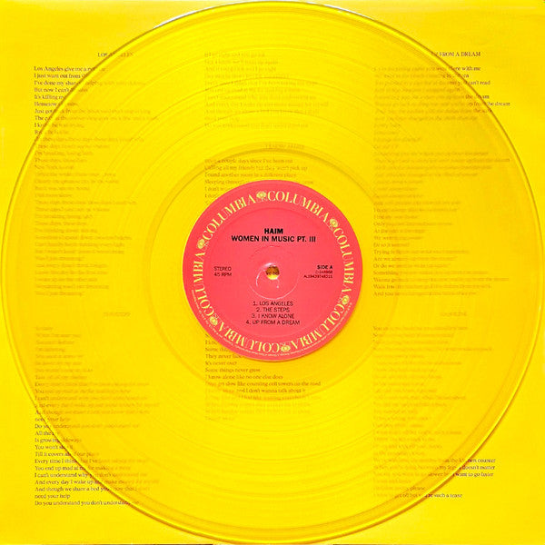 Haim - Women In Music Pt. III - Mint- 2 LP Record 2020 Columbia Haim - Women In Music Pt. III - Mint- 2 LP Record 2020 Columbia