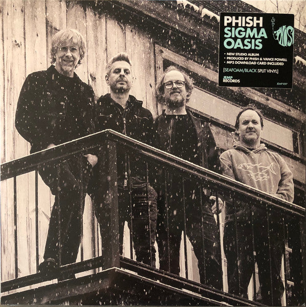 Phish - Sigma Oasis - Mint- 2 LP Record 2020 Jemp Seafom Green & Black Split Vinyl & Download - Psychedelic Rock / Prog Rock - Shuga Records