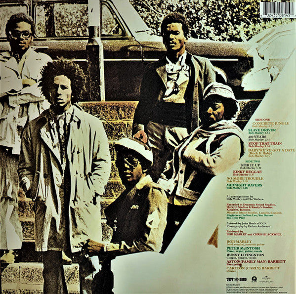 Bob Marley and The Wailers - Catch A Fire (1973) - New LP Record 2020 Island Tuff Gong Half Speed Mastering Vinyl - Reggae - Shuga Records