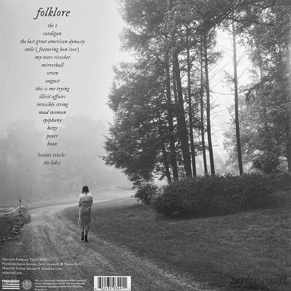 Taylor Swift – Folklore - Mint- 2 LP Record 2020 Republic Betty's Garden Purple Vinyl - Indie Rock / Indie Pop - Shuga Records