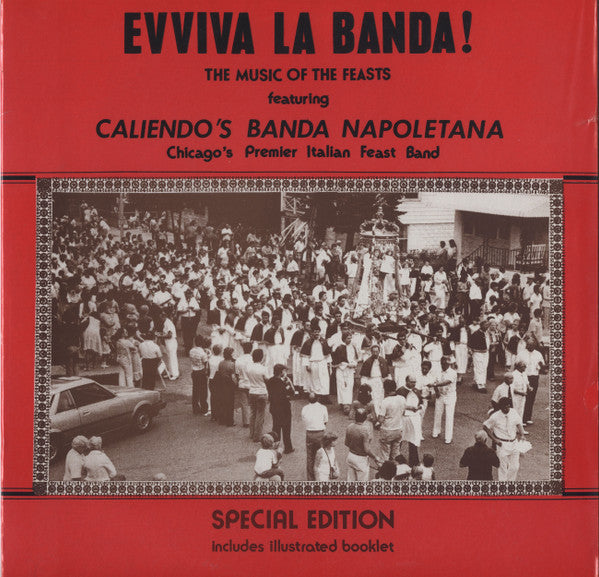Caliendo's Banda Napoletana - Evviva La Banda! - Mint- LP Record 1960s Emporio Italo-Americano USA Vinyl & Insert Booklet - Chicago Italian Feast Band - Shuga Records