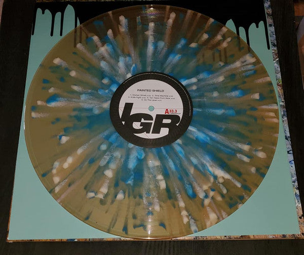 Painted Shield (Pearl Jam) - Painted Shield - Mint- LP Record Store Day Black Friday 2020 Loosegroove Brown With White And Blue Splatter Vinyl & 7" - Alternative Rock - Shuga Records