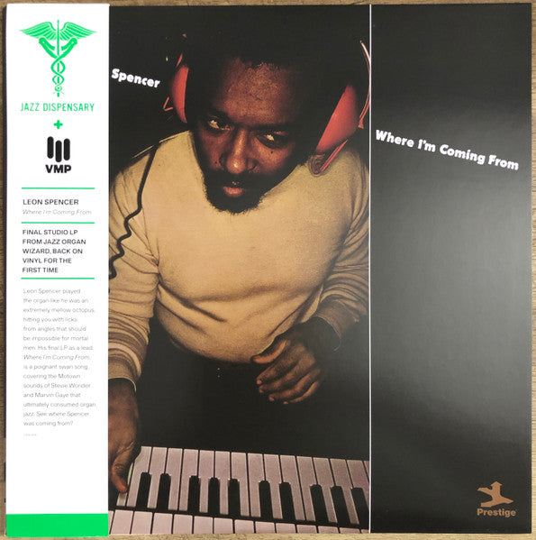 Leon Spencer Jr. - Where I'm Coming From (1973) - Mint- LP Record 2020 Prestige Jazz Dispensary Vinyl Me Please Red Cloud Vinyl & Numbered - Jazz / Jazz-Funk - Shuga Records