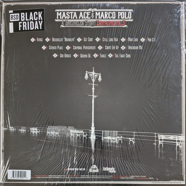 Masta Ace & Marco Polo - A Breukelen Story: Instrumentals (2018) - New 2 LP Record Store Day 2020 Spaghetti Bender Fat Beats RSD Gray Vinyl - Hip Hop / Instrumental - Shuga Records
