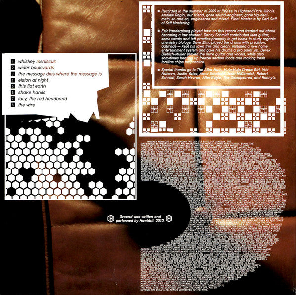 Hawkbit - Ground - New 10" LP Record 2010 Self Released USA Vinyl - Chicago Rock / Punk / Post-Hardcore - Shuga Records