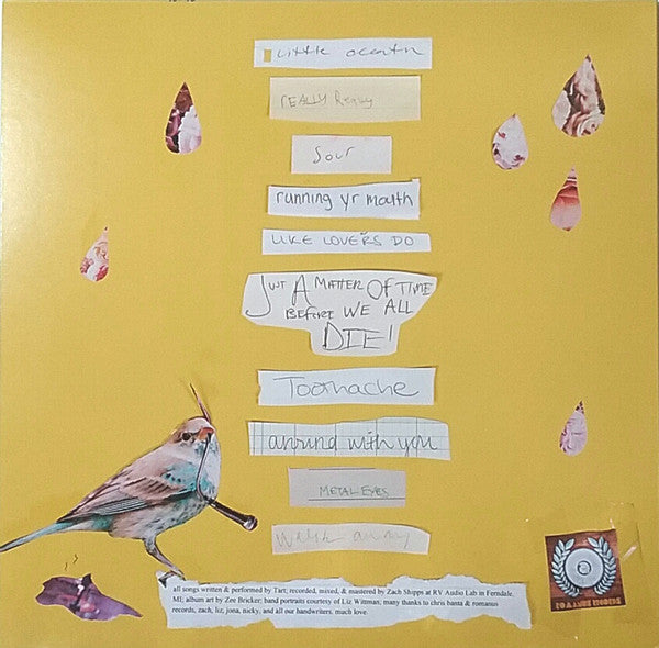 Tart - Better Luck Next Time - New LP Record 2020 Romanus USA Clear Green with Swirls & Speckles Vinyl - Indie Rock / Punk - Shuga Records