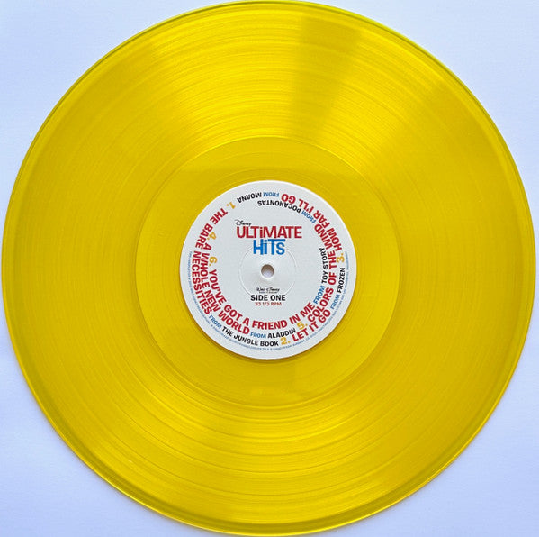 Various - Disney Ultimate Hits - New LP Record 2018 Walt Disney Yellow Vinyl - Children's / Soundtrack - Shuga Records
