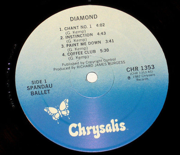 Spandau Ballet – Diamond - VG+ LP Record 1982 Chrysalis USA Original Vinyl - Synth-pop