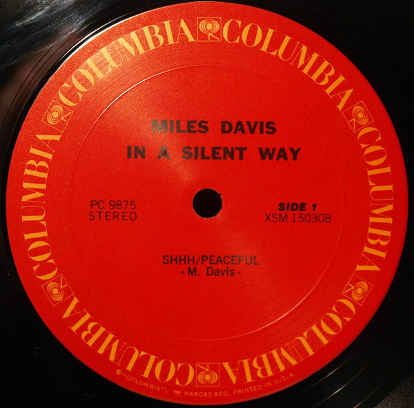 Miles Davis - In A Silent Way (1969) - Mint- LP Record 1970's Columbia Vinyl - Jazz / Post Bop / Modal / Fusion - Shuga Records