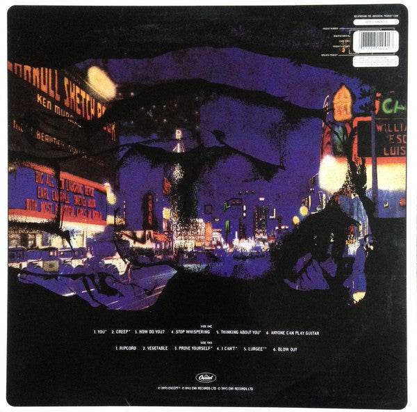Radiohead - Pablo Honey (1993) - Mint- LP Record 2008 Capitol USA 180 gram Vinyl RARE - Alternative Rock - Shuga Records